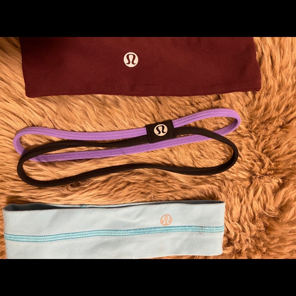 3 Lululemon headbands